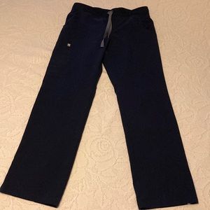 Figs Kade Navy Blue Pants small
